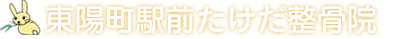東陽町駅前たけだ整骨院
